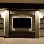 Basement TV Wall