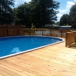 1200 sq pool deck