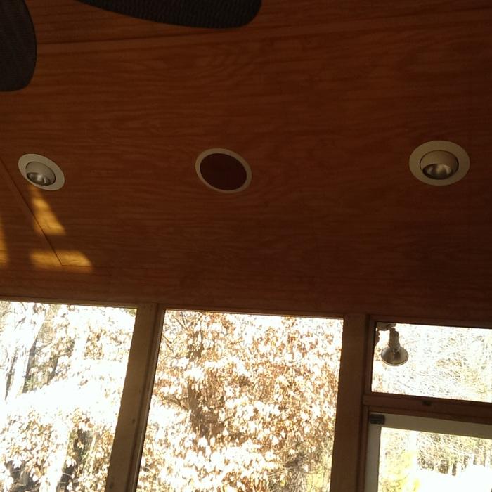 Installation of recess ligting and ceiling fan