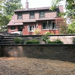 Reinforced Retaining Wall with Steps