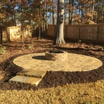 Paver Patio with Fire Pit