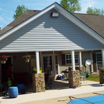 pool house roof