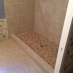 Shower and floor tile