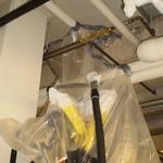 Glovebag on 1" copper water line