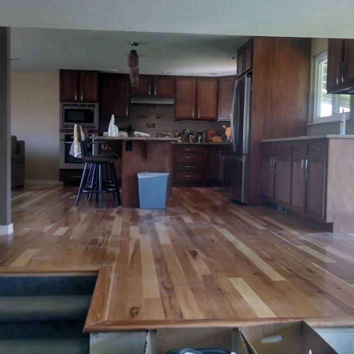 after kitchen from family room