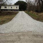 driveway and house pad
