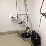 Sump Pump Installed