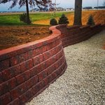 Retaining Wall Install