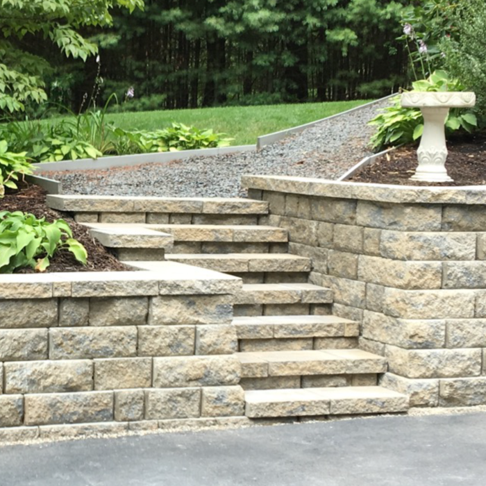 Techo bloc wall