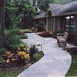 Front landscape w/ slate