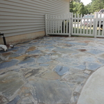 Flagstone patio