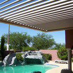 Louvered roof