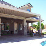 Louvered roof