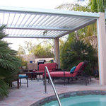 Louvered roof