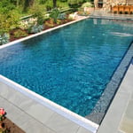 Rectangle Pool w/ Pebble Finish and Autocover