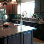 Finished backsplash