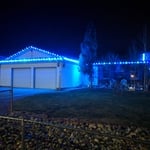 Blue & Green Lights