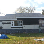 Awaiting Siding After Roof and Windows