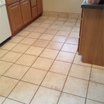 Before clean and color seal