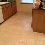 After clean and color seal