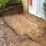 Progress of Patio