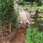 Progress of Walkway