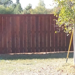 Finished Fence Stain