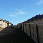 6' wood fence