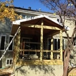 Screened in porch