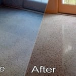Terrazzo...Before and after
