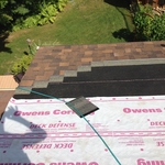 Stepping of shingles