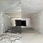 Before and After Duct Cleaning