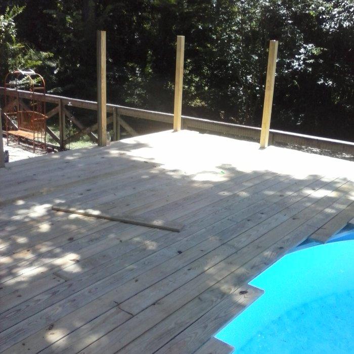 Pool deck
