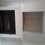 Painting and drywall repair job.