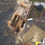 Rotted out eaves and valley