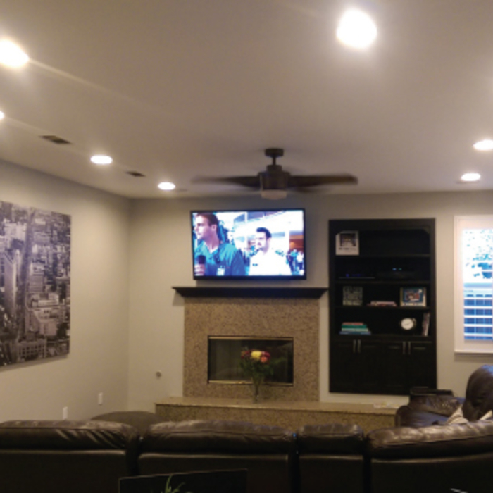 Living Room Can Light Install