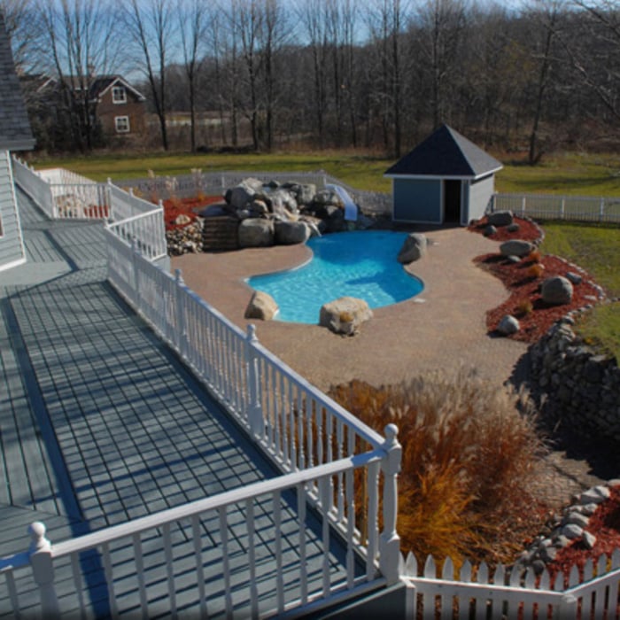 Freeform Shape Pool, Union Pier, MI