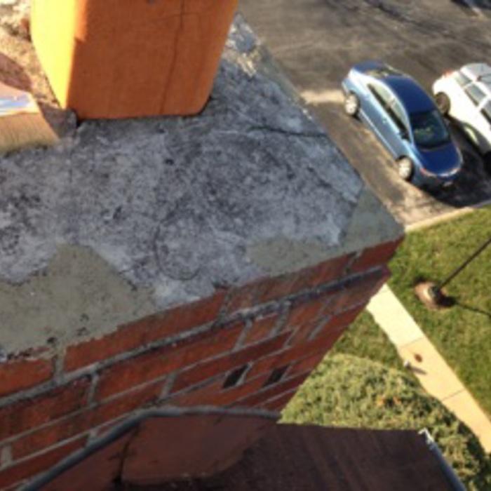 chimney repair prep