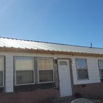 Finished metal roof