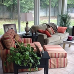 Sunroom sitting area