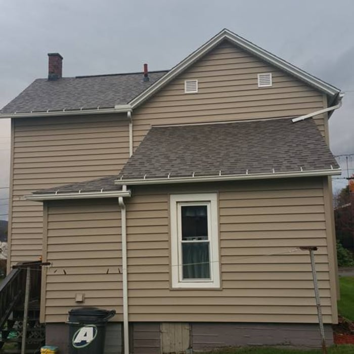 East Side of House Complete