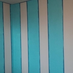Pinstripe Accent Wall