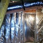 Radiant Barrier and insulation for attic hot wall.