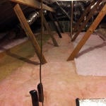 Attic insulation, radiant barrier & raised dec