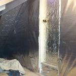 Radiant barrier and insulation for hot wall