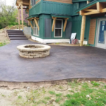 Concrete Patio for New Construction