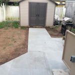 Rear entrance and parking area (West Haven)