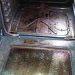 Before Picture of Oven Cleaning