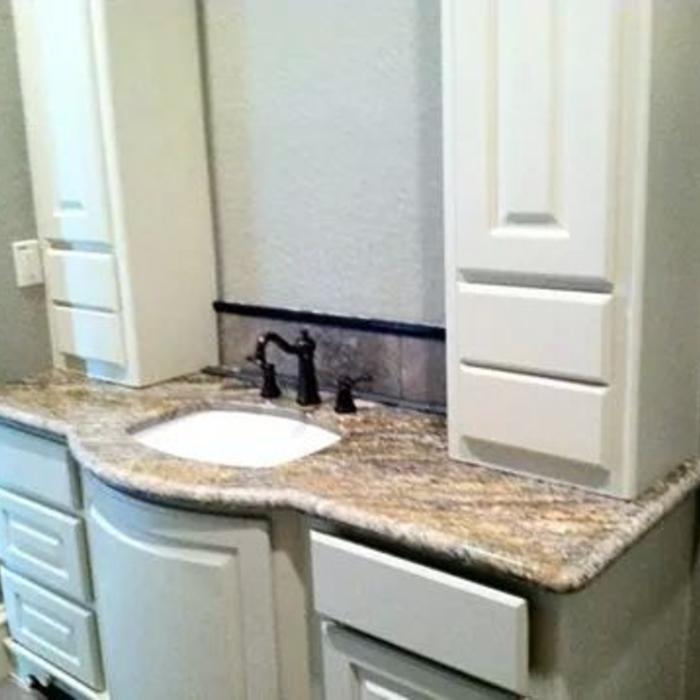 Small custom sink vanity