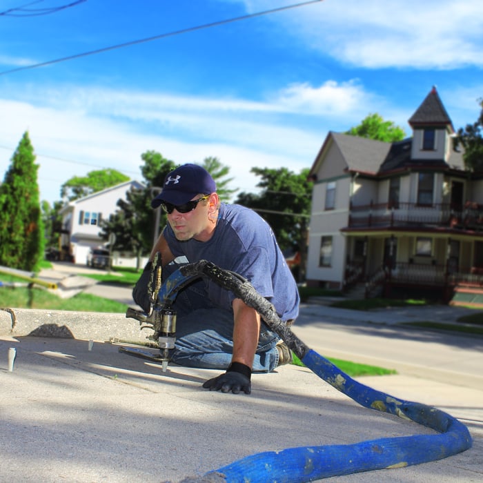 Polyurethane Foam Concrete Raising